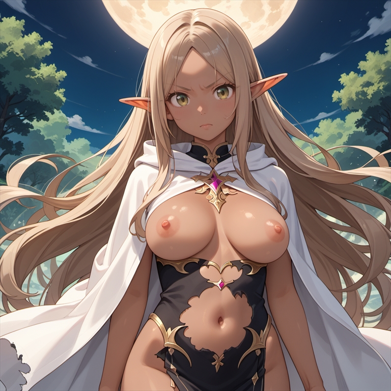 ダークエルフのエロいイラスト03