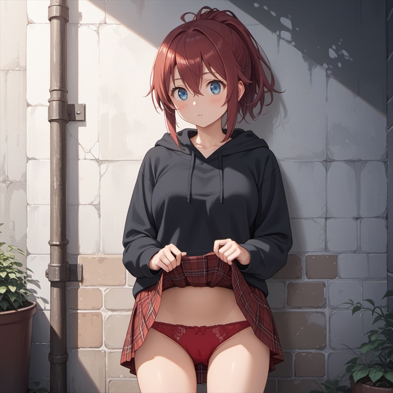 「パンティを見せるいいなり彼女」のイラスト02