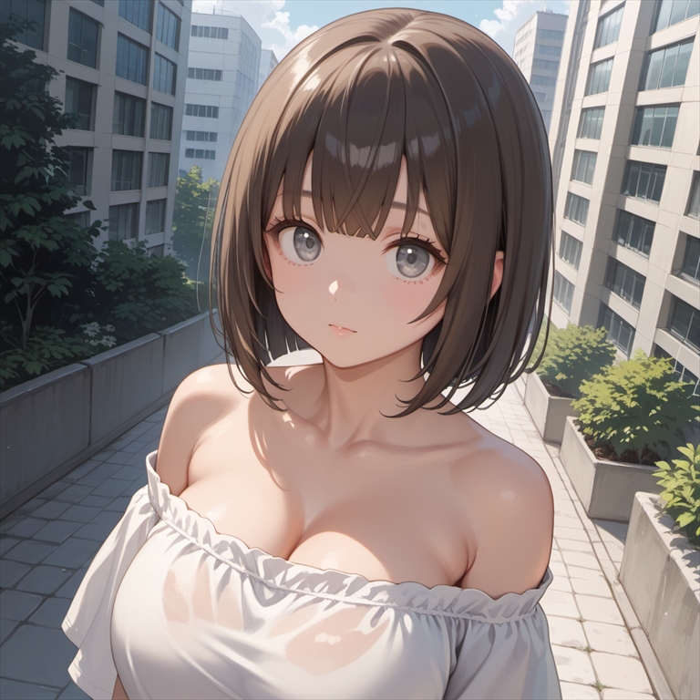 「お隣に住むお姉さん」のイラスト01