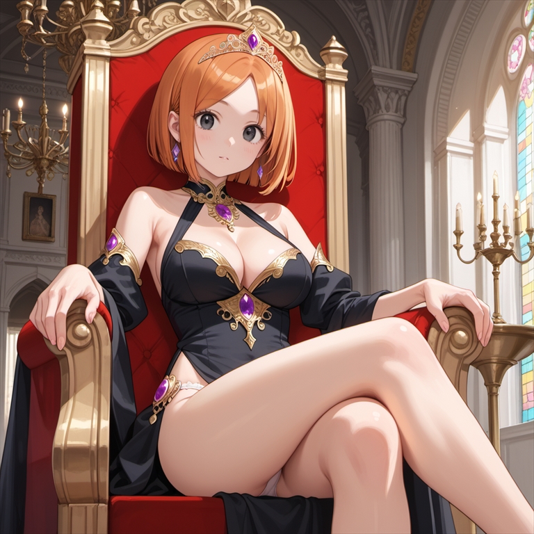 「王様に外出をお願いするプリンセス」のイラスト03
