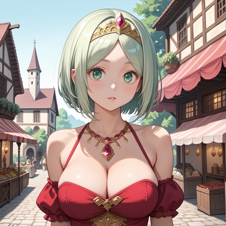 「初めて村に来たプリンセス」のイラスト03