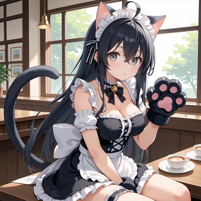 猫耳キャラのイラスト03