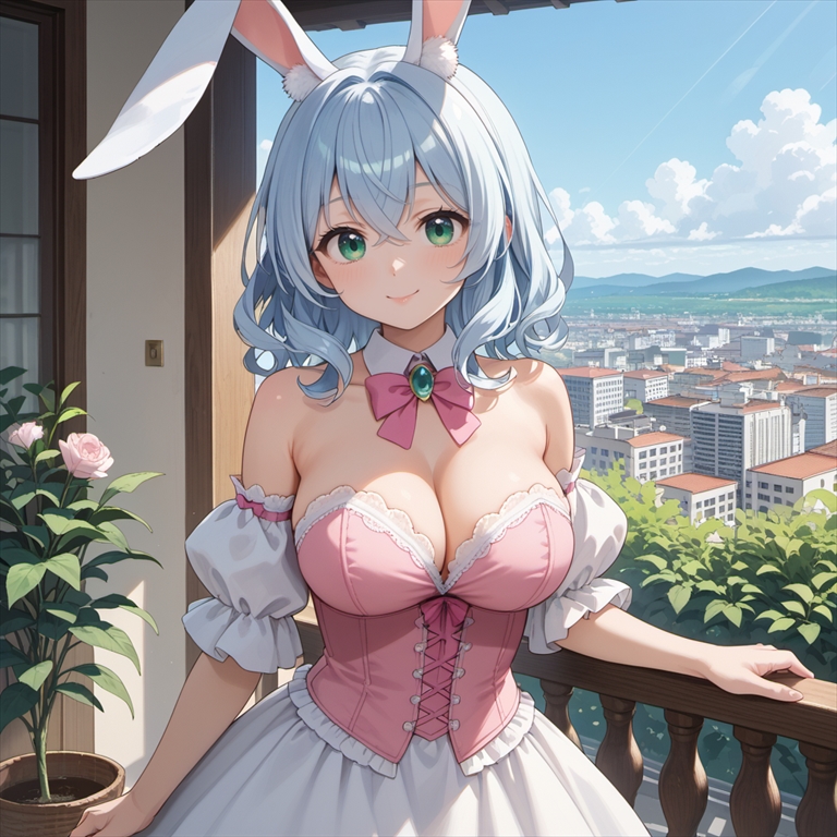 うさ耳キャラのイラスト02