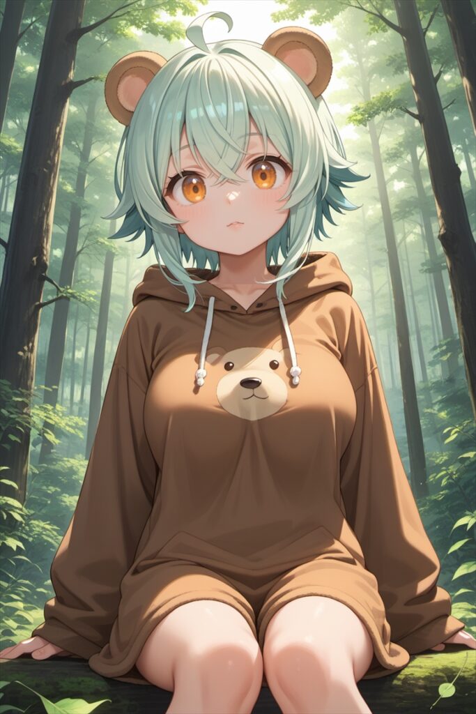 くま耳キャラのイラスト03