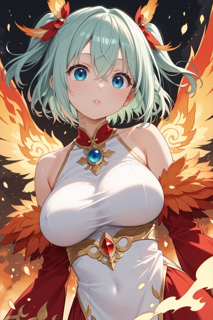 フェニックスの擬人化キャラのイラスト03