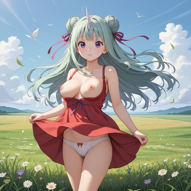 ユニコーンの擬人化キャラのエロいイラスト03