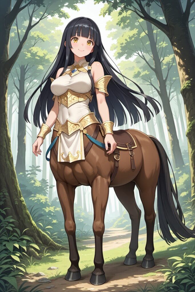 ケンタウルスの擬人化キャラのイラスト01