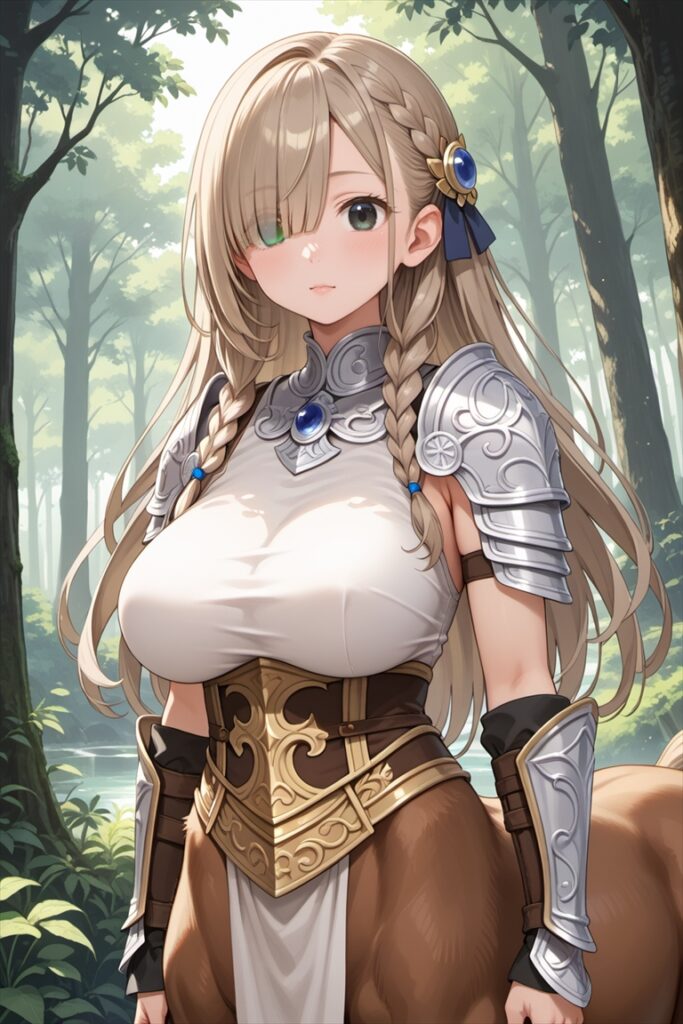 ケンタウルスの擬人化キャラのイラスト03