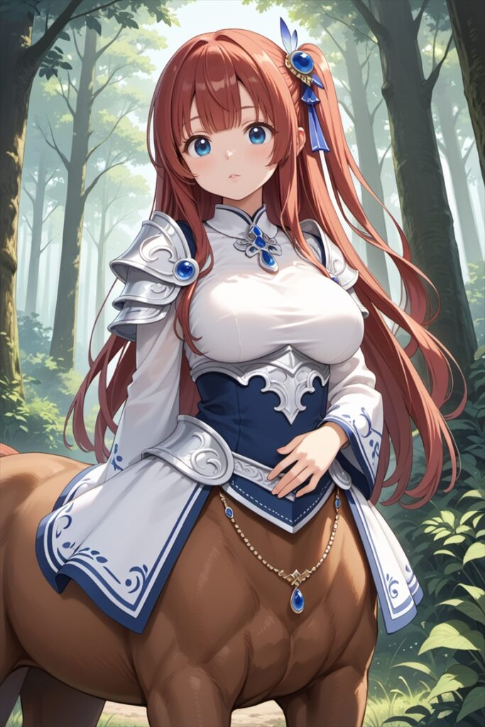 ケンタウルスの擬人化キャラのイラスト02