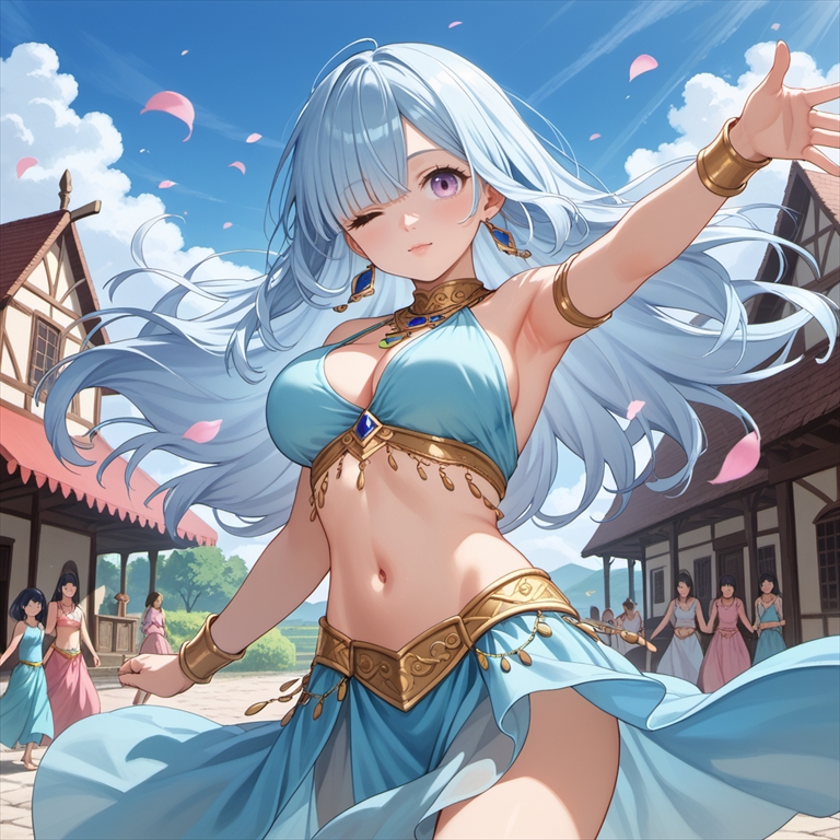 踊り子のイラスト03