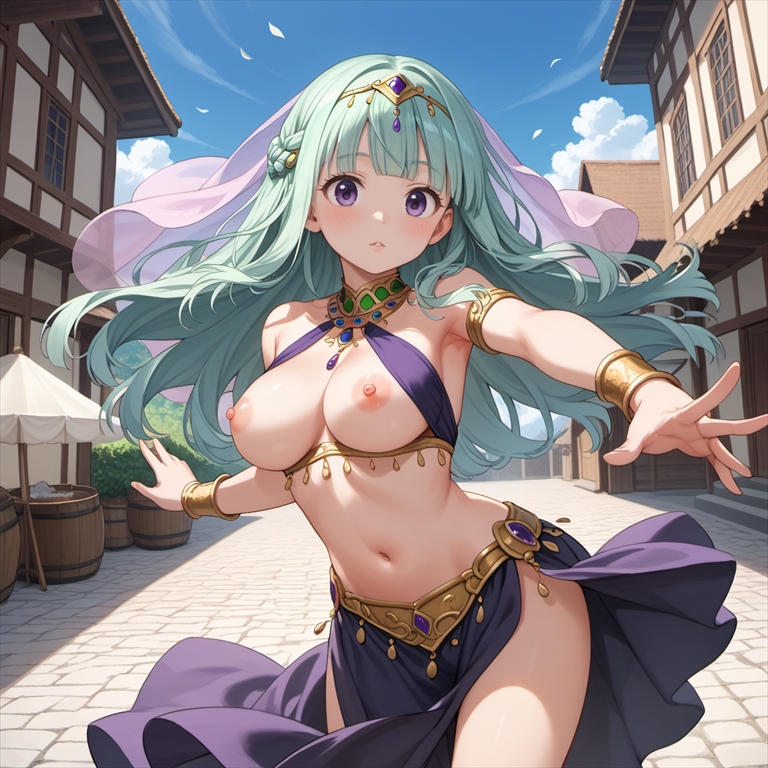 踊り子のエロいイラスト01