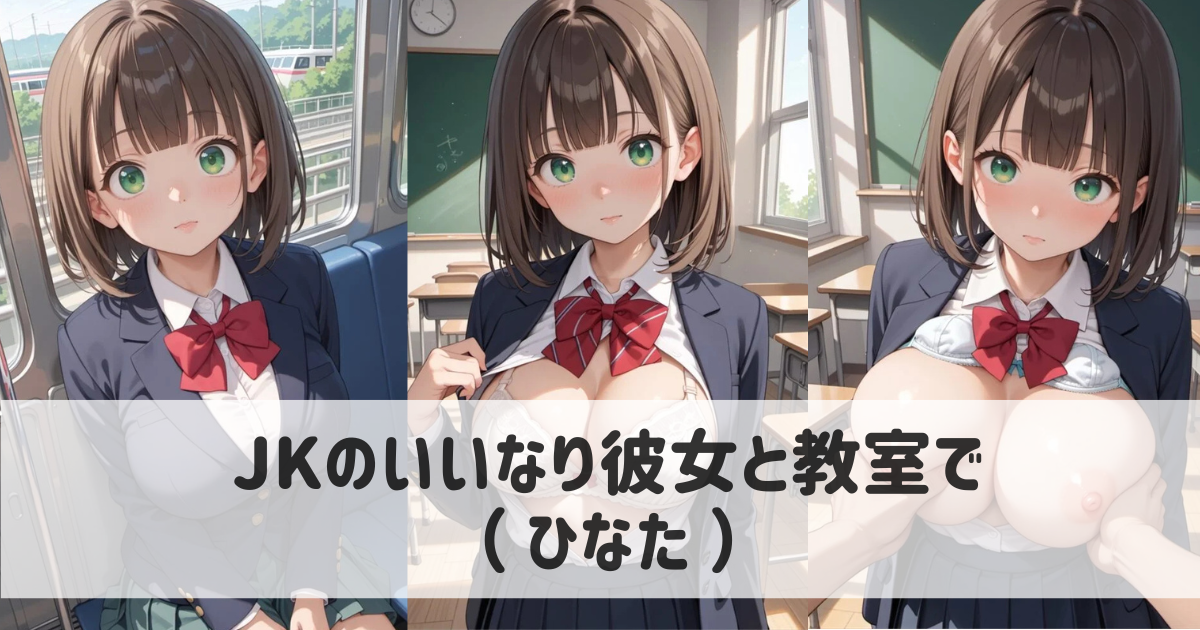 JKのいいなり彼女と教室でいけないこと｜エロいAIイラスト＆動画