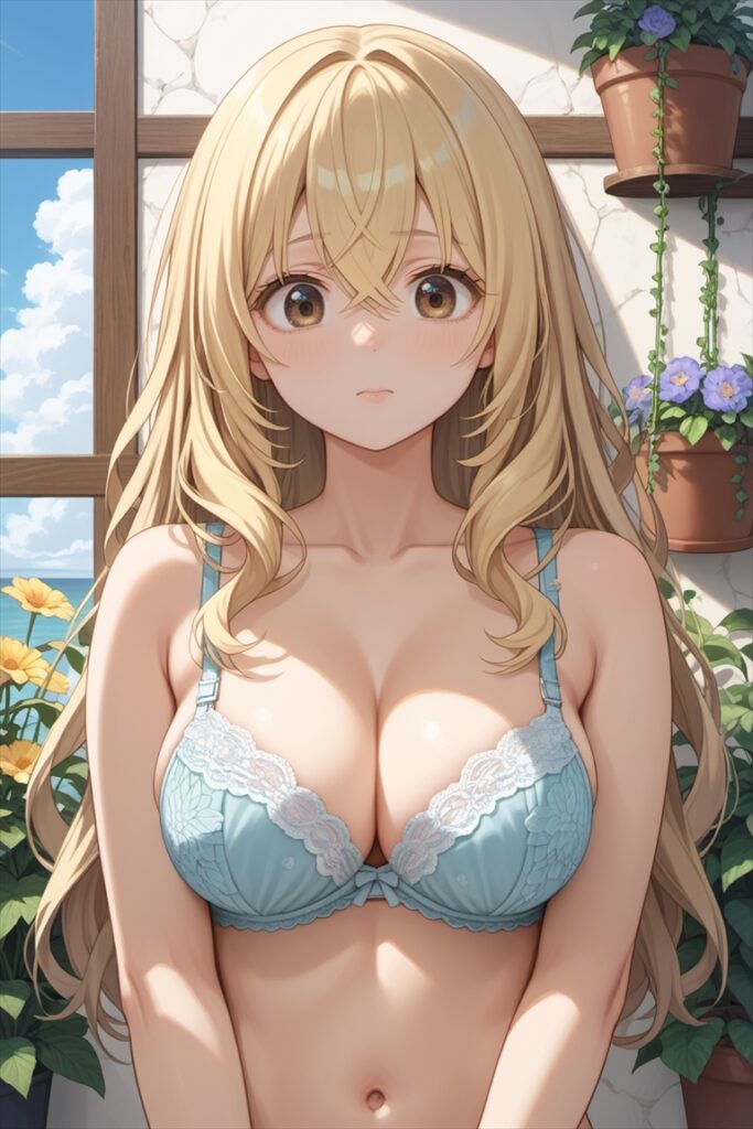 レースのブラのイラスト