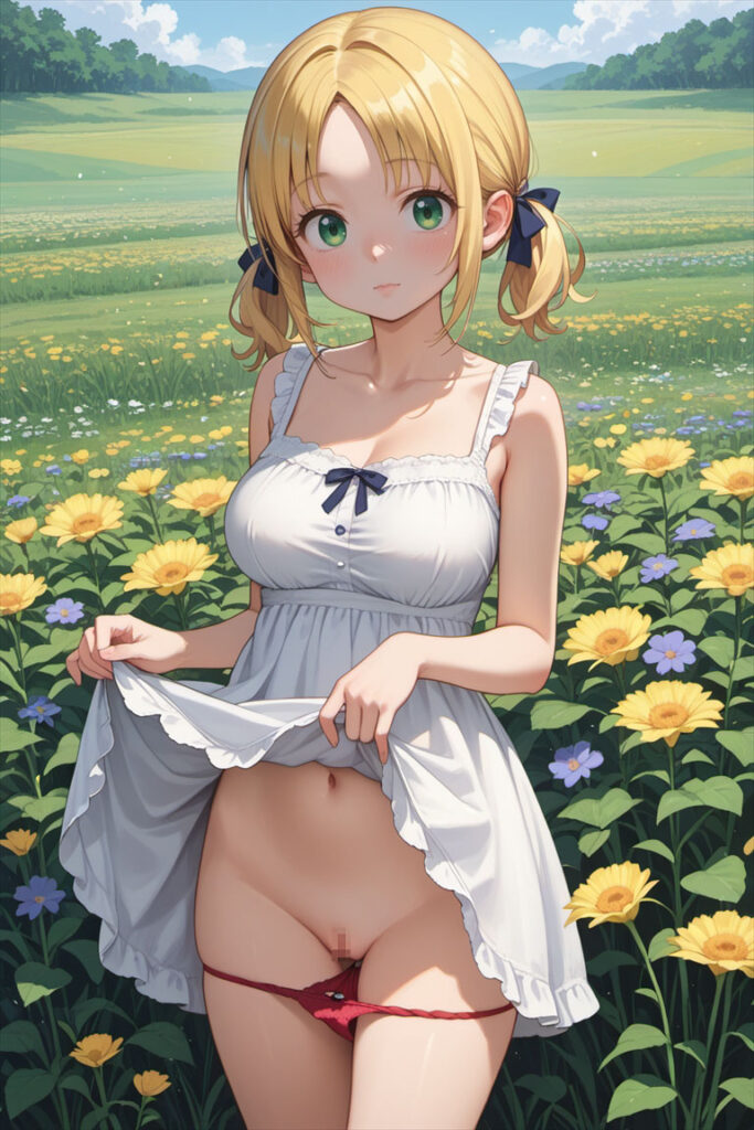 ストリングパンティのエロいイラスト