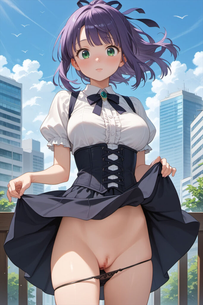 Gストリングパンティのエロいイラスト