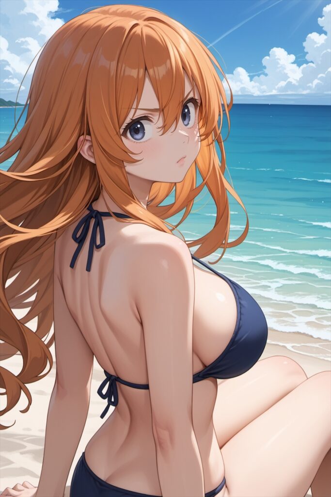 むちむち太もものビキニ姿の女の子2